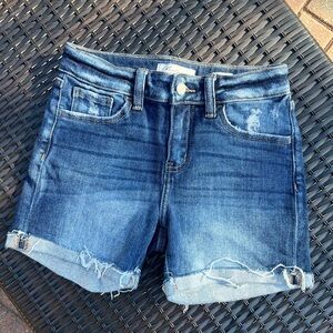 KanCan Denim “Midi “ Shorts Bought at Buckle- Like New. Size 14.